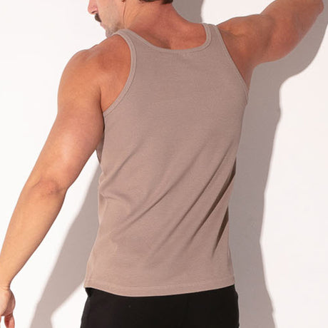 Code 22 Train Tank Top Taupe