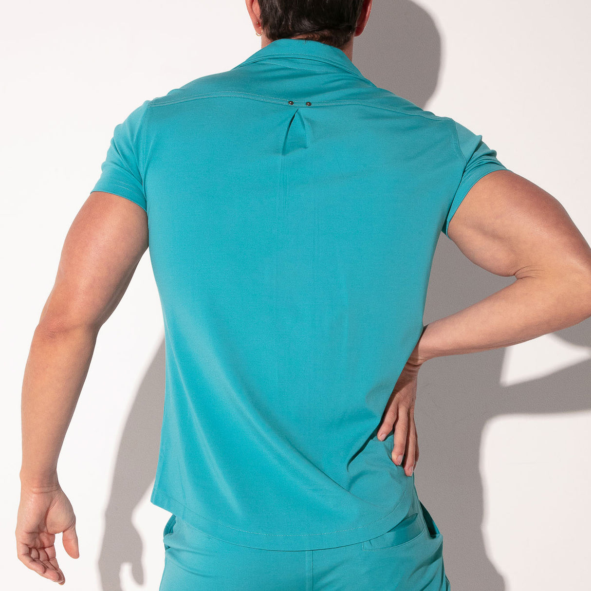 Code 22 Silken Slim Shirt Teal