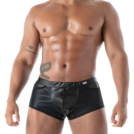TOF Paris Kinky Full Zip Boxer Black