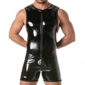 TOF Paris Vinyl Full Zipped Body Black