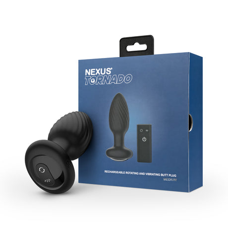 Nexus Tornado Rotating Butt Plug with Remote Medium