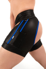 ROK Kinky Chap Short Black Blue