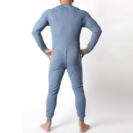 Cellblock 13 Tahoe Snap Up Union Suit Light Blue