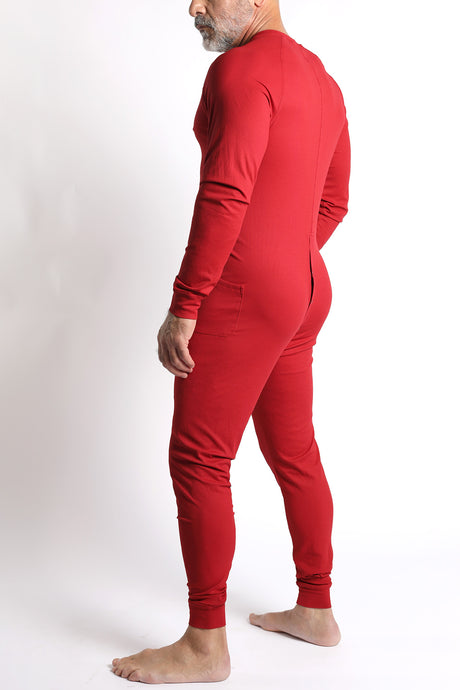 Cellblock 13 Tahoe Snap Up Union Suit Red