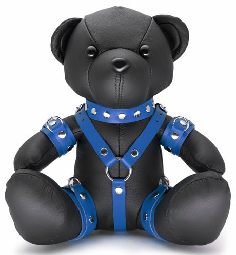 The Red Leather BDSM Bear Bendy Blue