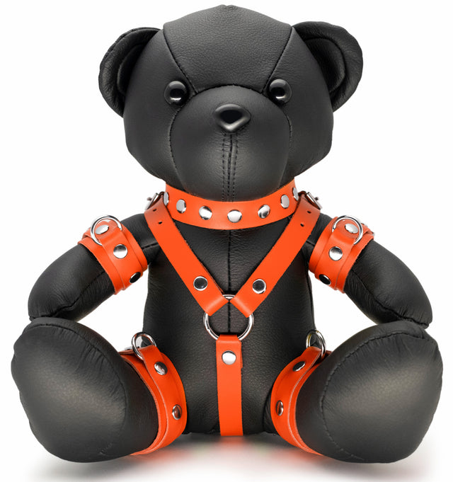 The Red Leather BDSM Bear Bendy Orange