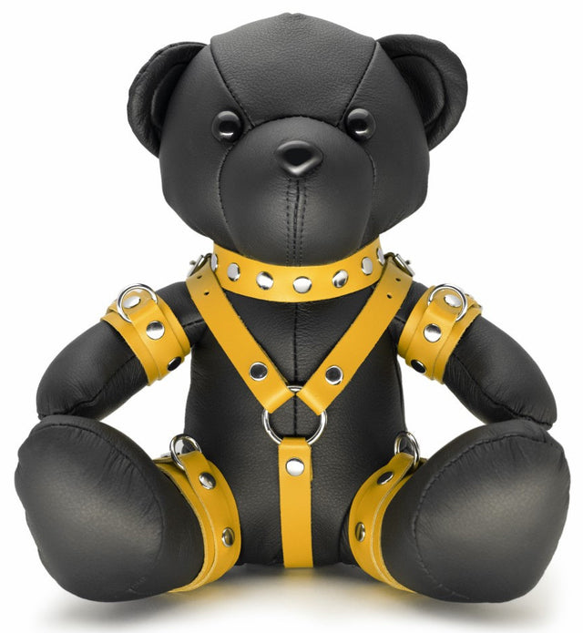 The Red Leather BDSM Bear Bendy Yellow