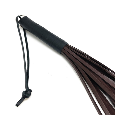 The Red Leather Flogger Brown 50cm