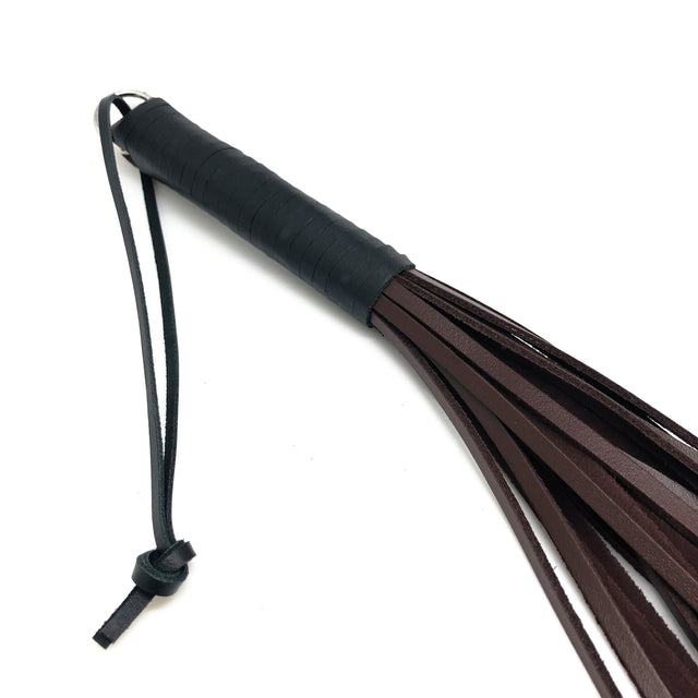 The Red Leather Flogger Brown 50cm