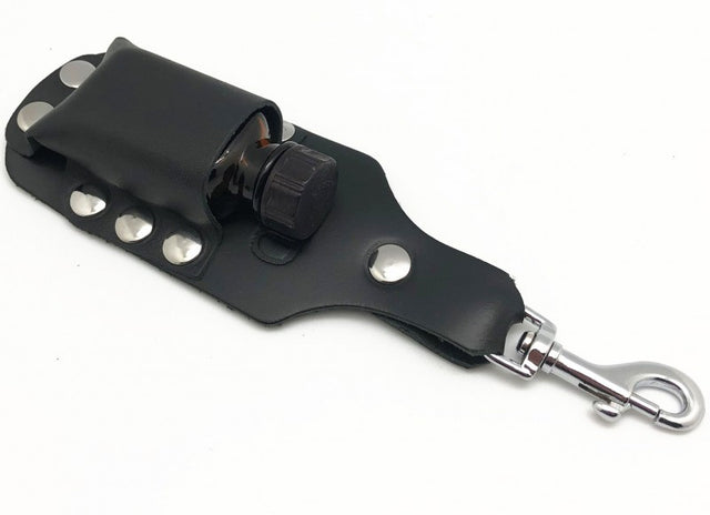 The Red Leather Poppers Harness Small