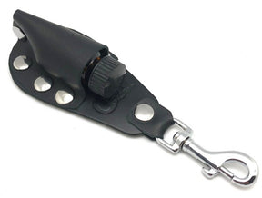 The Red Leather Poppers Harness Large