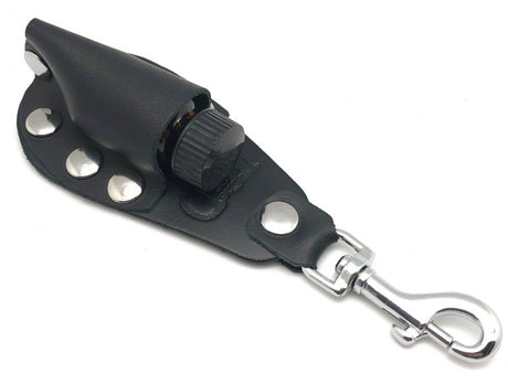 The Red Leather Poppers Harness Large