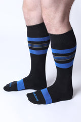 Cellblock 13 Tight End Shadow Socks Black Blue