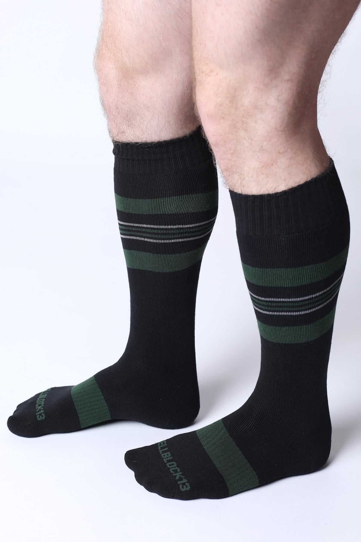 Cellblock 13 Tight End Shadow Socks Black Army
