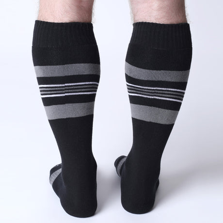 Cellblock 13 Tight End Shadow Socks Black Grey