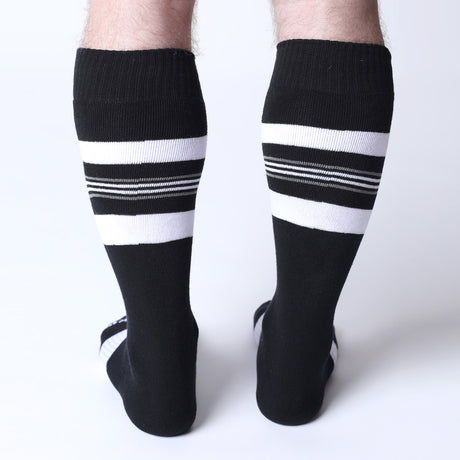 Cellblock 13 Tight End Shadow Socks Black White