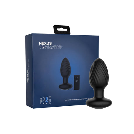 Nexus Tornado Rotating Butt Plug with Remote Large