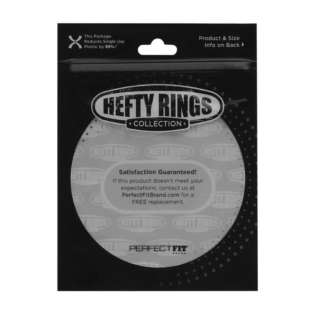 Perfect Fit Hefty Classic Cock Ring 1.4" Black