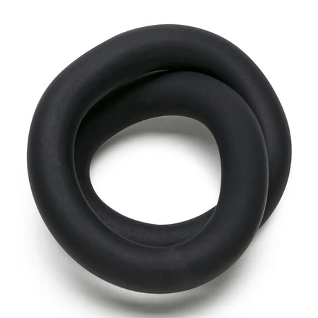 Perfect Fit Wrap Cock & Ball Ring 9" Black