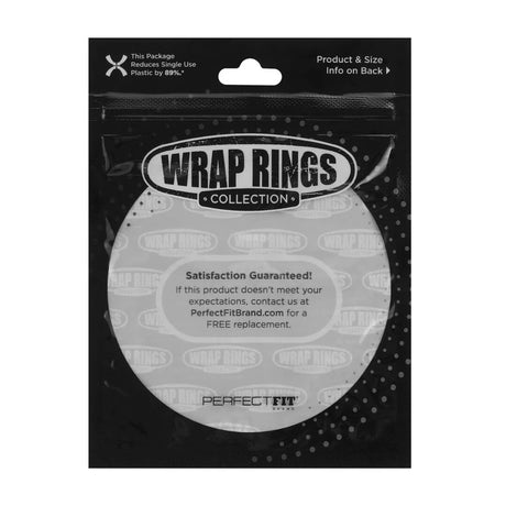 Perfect Fit Wrap Cock & Ball Ring 12" Black