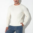 Code 22 Ribbed Sweater Off White