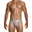 Modus Vivendi Ribbed Cotton Jockstrap Grey