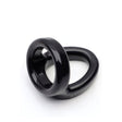 ruff GEAR Snug Tugger Cock and Ball Ring Black