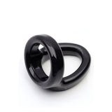 ruff GEAR Snug Tugger Cock and Ball Ring Black