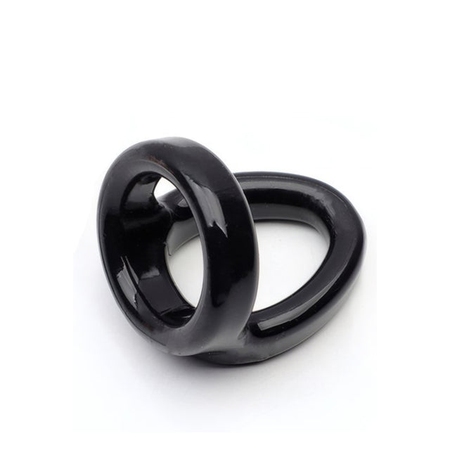 ruff GEAR Snug Tugger Cock and Ball Ring Black