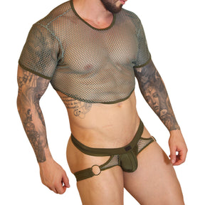 Gigo Island Crop Top Green