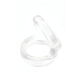 ruff GEAR Snug Tugger Cock and Ball Ring Clear