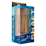 Shaft Liquid Silicone Vibrating Model C 9.5 Inch Light