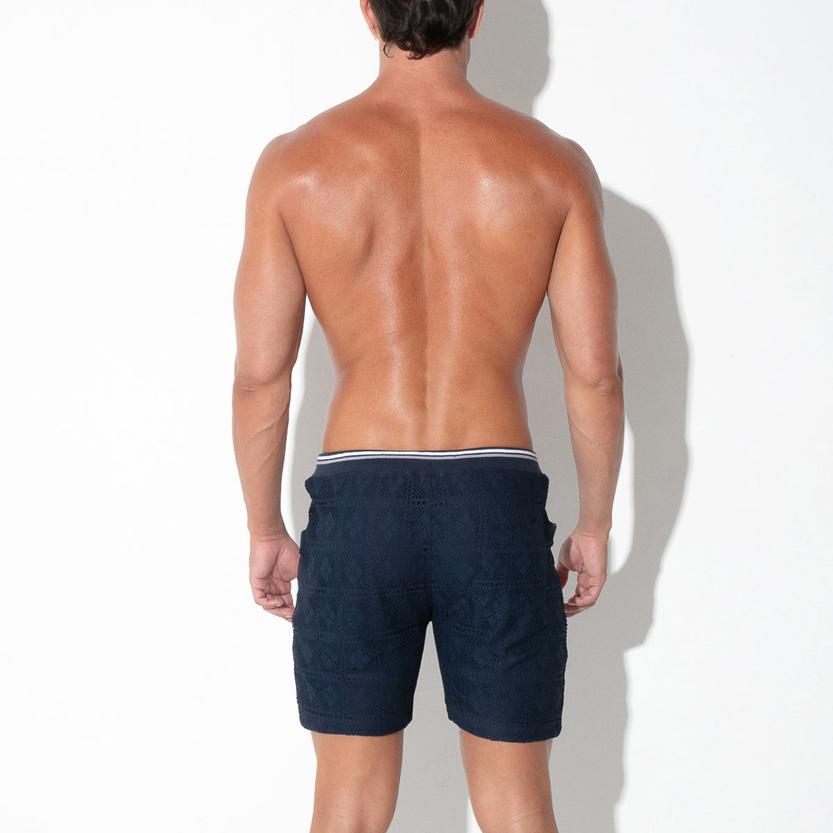 Code 22 Graphic Lace Short Navy