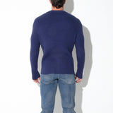 Code 22 Ribbed Sweater Navy