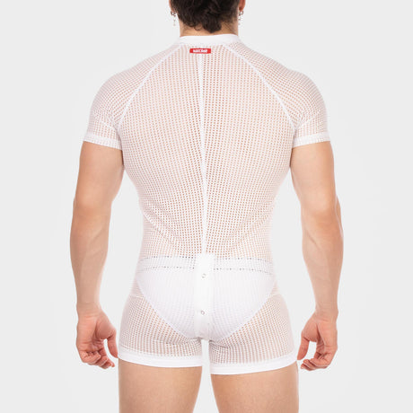 Barcode Berlin Mesh Union Suit Ruriko White