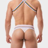 Barcode Berlin Thong Proud Boy White