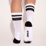 Code 22 Iconic Crew Socks White