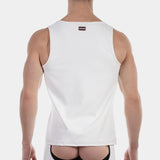Barcode Berlin Tank Top Zan White