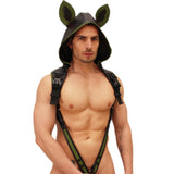 ROK Wild Dog Cockstrap Hood Black Army