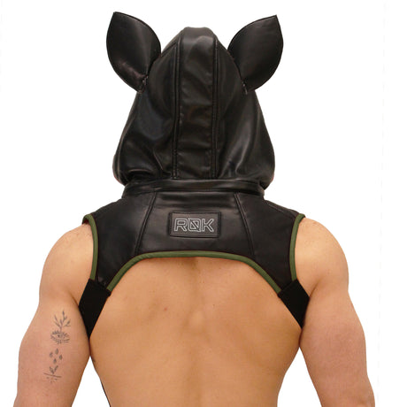 ROK Wild Dog Cockstrap Hood Black Army