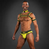 Mr S Leather Bold Colour All-Access Brief Yellow