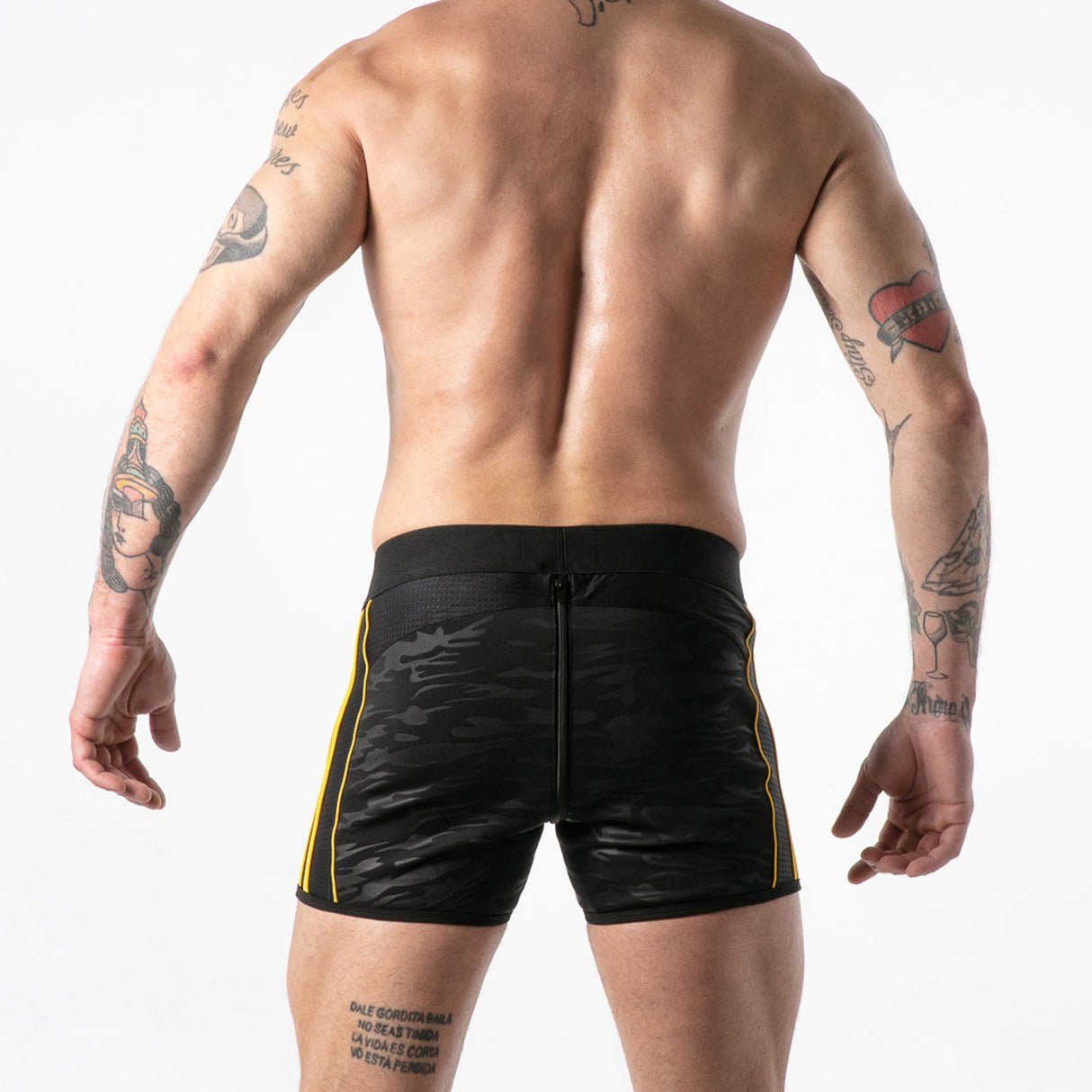 Locker Gear Full Access Military Fetish Short Yellow