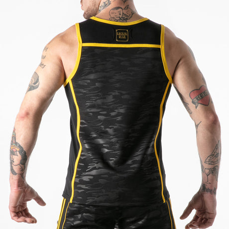 Locker Gear Full Access Military Tank Top Yellow