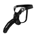 Master Series Magnum Hollow Strap On 9 Inch Black