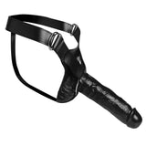 Master Series Infiltrator Hollow Strap On 10 Inch Black