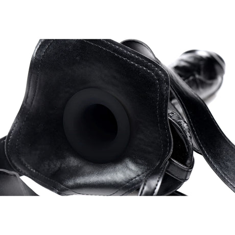 Master Series Infiltrator Hollow Strap On 10 Inch Black