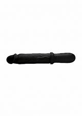 Master Series Auto Pounder Vibrating & Thrusting Dildo with Handle