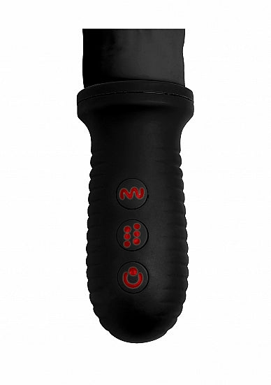 Master Series Auto Pounder Vibrating & Thrusting Dildo with Handle