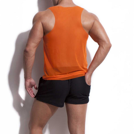 Alexander Cobb Mesh Tank Top Orange
