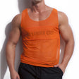 Alexander Cobb Mesh Tank Top Orange - FETCH